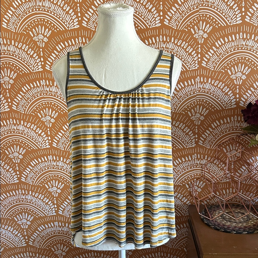 Susina Striped Tank with Lacing